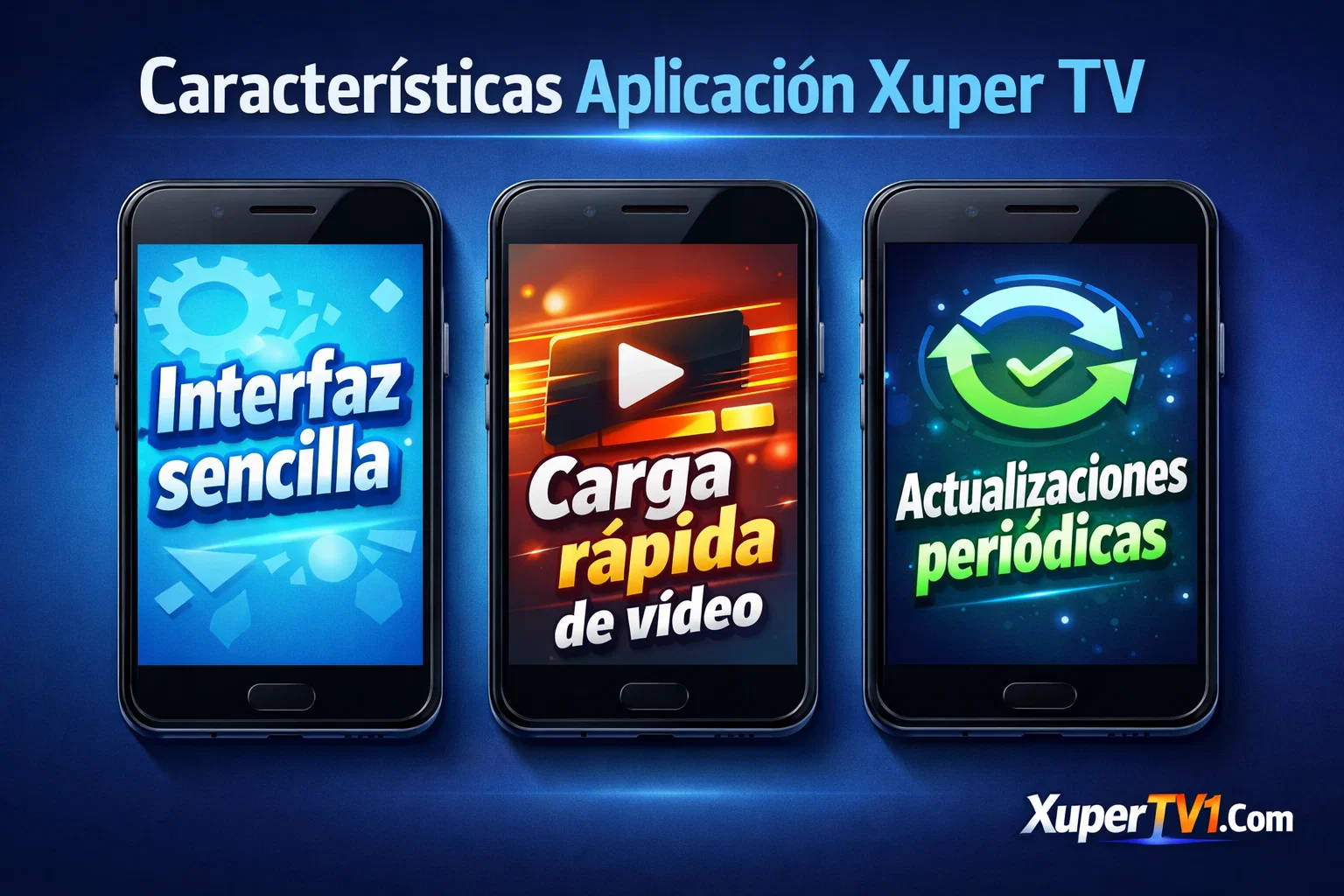 Características Aplicación Xuper TV
